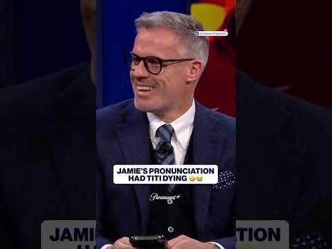Jamie Carragher had a scouse moment 😅