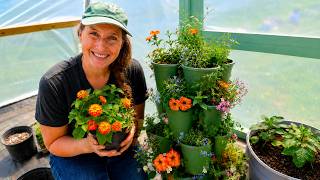 Planting My Greenstalk Towers for the Season — Herbs, Flowers + a Few Surprises