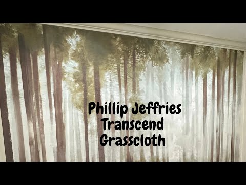 Hang Phillip Jeffries Transcend Grasscloth Mural - Spencer Colgan