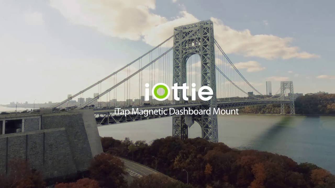 Тримач у машину iOttie iTap Magnetic Dashboard Car Mount Holder (Black) HLCRIO153RT video preview