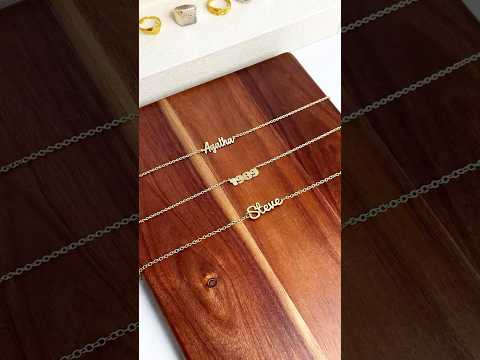 Make Stunning Metal Name Necklaces with xTool F1 Ultra! Create pieces your customers will love!