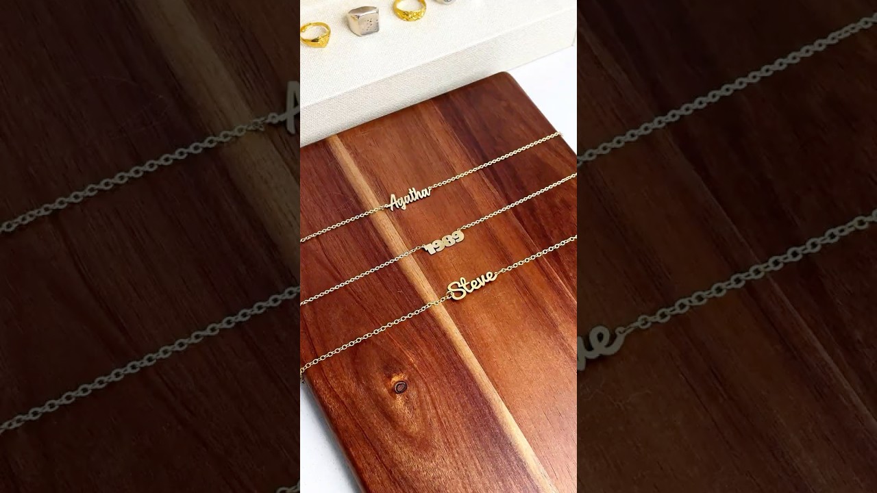 Make Stunning Metal Name Necklaces with xTool F1 Ultra! Create pieces your customers will love!