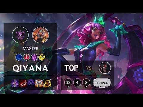 Qiyana Top vs Lucian - EUW Master Patch 10.19