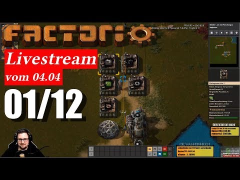⚙️ Faule Socke ⚙️ Factorio Livestream vom 04.04 #01 ⚙️ let's play Deutsch