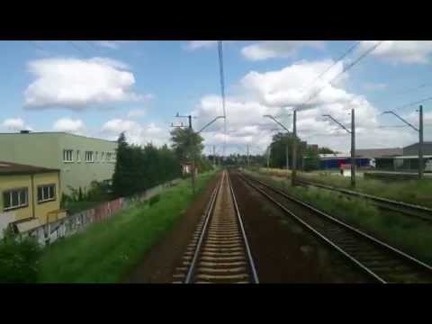 Odcinek Krzyż Wkp. - Szczecin Główny z tyłu TLK Orkan