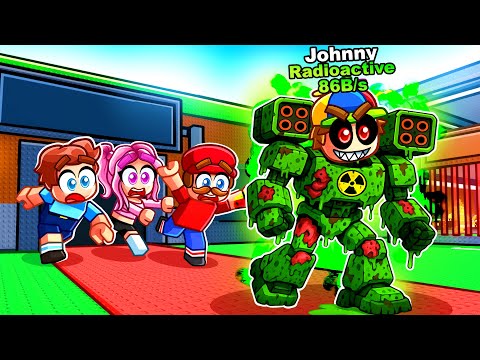 Secretly Becoming RADIOACTIVE JOHNNY in Steal A Brainrot...