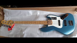 Video thumbnail for Fender Player Jazz MIM 4 string bass tidepool #unboxing #demo #fenderjazz by Bogzter9