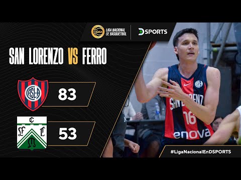 #SANLORENZO dominó a #FERRO con un #SHOW de #CONRADI | San Lorenzo 83 – 53 Ferro | Resumen
