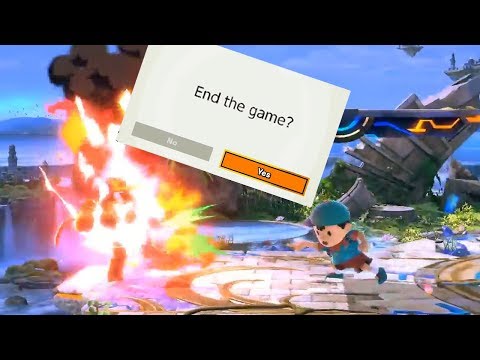 Salty Moments and Rage Quits in Smash Ultimate