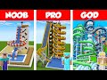 Minecraft NOOB vs PRO vs GOD: WATERPARK CHALLENGE in Minecraft / Animation