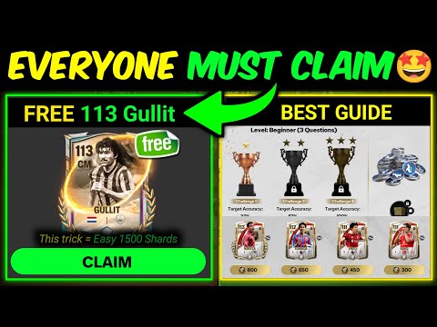 FREE Gullit 113 OVR in FC Mobile - Shard Max Trick & Nation's Story Guide | Mr. Believer