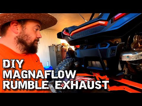 DIY Magnaflow Rumble Exhaust - Polaris RZR XP Turbo - WTF Garage 001