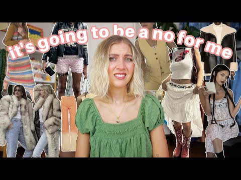 fall 2023 fashion trends I dislike ✨ anti haul of fall trends I won't be buying ✨