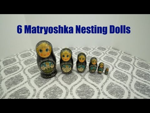 My Nesting Doll Collection #0028 – Russian Matryoshka Dolls (6 Dolls Total)