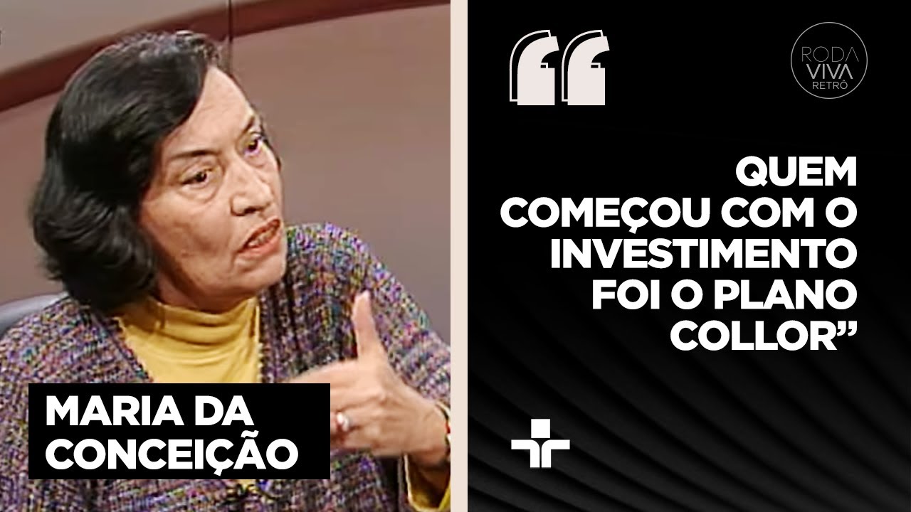 Maria da Conceição Tavares bate-boca com jornalista sobre falta de investimentos no Brasil