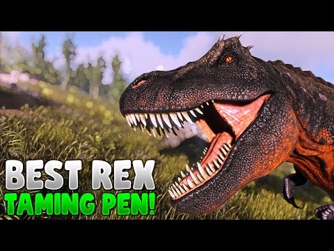 The Best and Cheapest Rex Trap - Ark Survival Evolved
