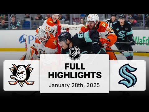 NHL Highlights | Ducks vs. Kraken | January 28, 2025