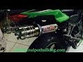 Kawasaki ninja 250 fi suara knalpot bulldog double ...