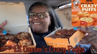 LIL CAESAR’S CRAZY PUFFY COLLAB REVIEW W/ @jazzyv2125 #THEREVIEWQUEEN