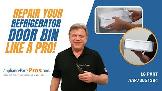 How to Replace LG/Kenmore Refrigerator Door Bin AAP73051304