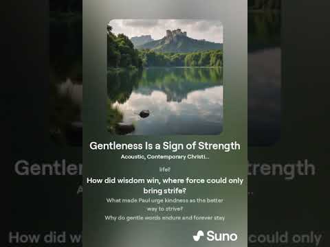 Gentleness as Strength: A Biblical Reflection Through Song