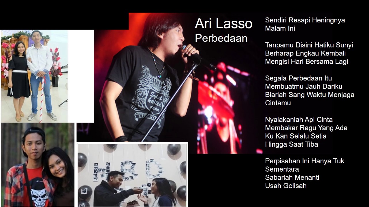 Ari Lasso - Perbedaan (Lengkap Lirik)