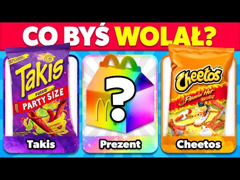 Co bys Wolał...? Wersja TAJEMNICZE Danie 🍔🍟🍭 Edycja Fast Food