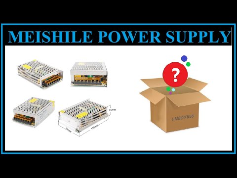 CNC MILLING MACHINE BUILD PART 58 - MEISHILE POWER SUPPLY 24V 200W 5V 25W UNBOXING