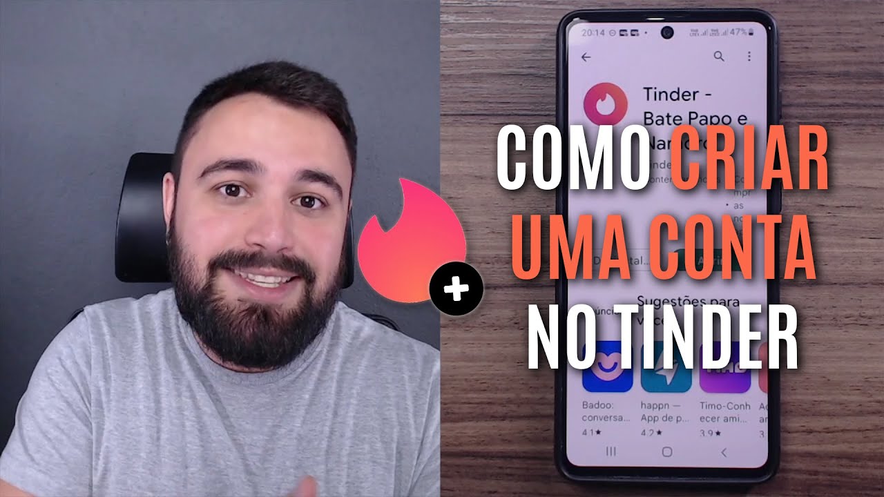 COMO CRIAR UMA CONTA NO TINDER