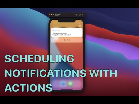 Scheduling Local Notifications with Actions - Castles Part 5
