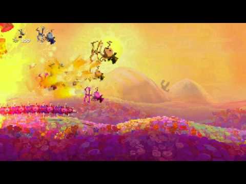 Rayman Legends Playthrough Part 70: Living Dead Party - Mariachi Madness 8 Bit Ediition 100%