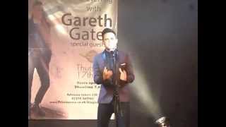 (1) Gareth Gates at Bingley - 17.7.2014 with Pete, singing  &#39;Sentimental&#39; - &#39;Mr Brightside&#39;