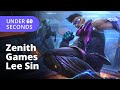 Zenith Games Lee Sin Skin (60 Seconds) - League of Legends