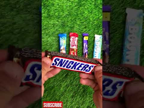 Lot's of Chocolate | Satisfying Video | Bounty Coconut, Snickers Chocolate Bar