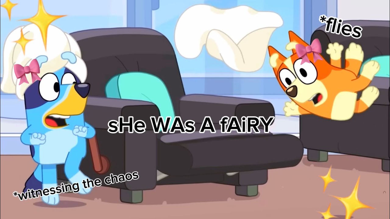 I edited Bluey because why not 🤍💙#bluey #funny #edit #video