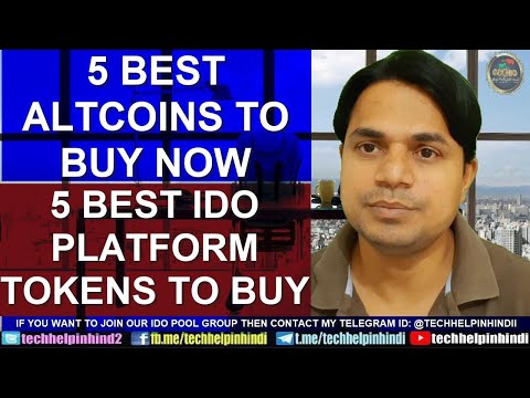 5 Best Altcoins to buy now | Top 5 IDO launchpads tokens to buy | Market Update | IDO Pool Update Video