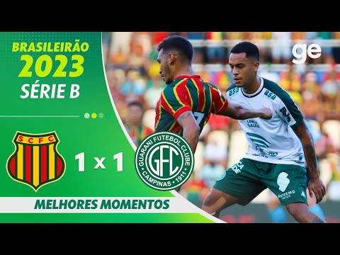 Gols e lances de Sampaio Corrêa x Guarani