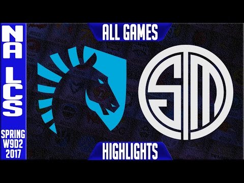 Team Liquid vs TSM All Games - NA LCS W9D2 Spring 2017 - TL vs TSM All Games