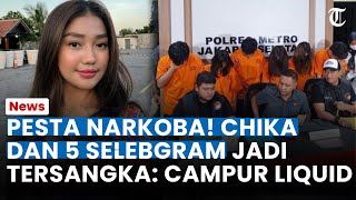 PESTA NARKOBA! Chandrika Chika & 5 Selebgram Jadi Tersangka, Ganja Dicampur dengan Liquid Vape