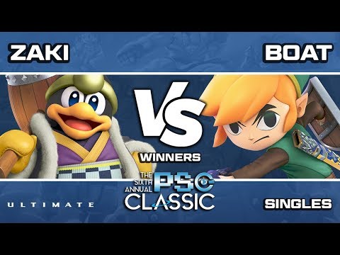 PSG Classic 2019 Smash Ultimate Geki | Zaki (King Dedede) vs Boat (Toon Link) Winners Round 2