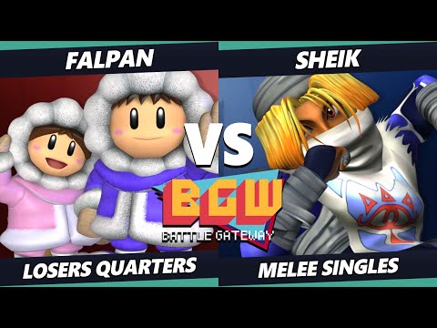 BGW 37 - Falpan (Ice Climbers) Vs. Sheik (Sheik, Peach) SSBM Melee Tournament