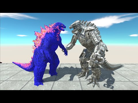 Dark Monster War -Team Godzilla 2021 Blu VS Team Mecha Godzilla 2021 x Super Godzilla x KONG - ARBS