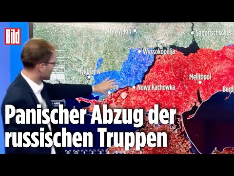 20 Russen fliehen vor Handvoll Ukrainern | BILD Lagezentrum