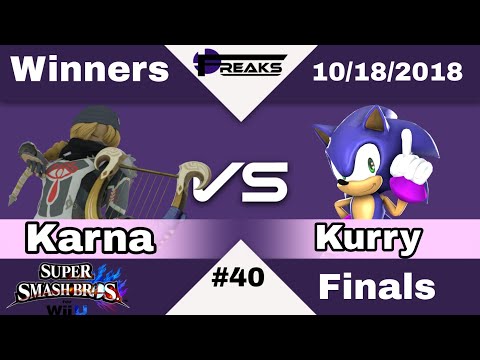 FREAKS 40 Singles Winners Finals: Karna (Sheik) vs Kurry (Sonic)