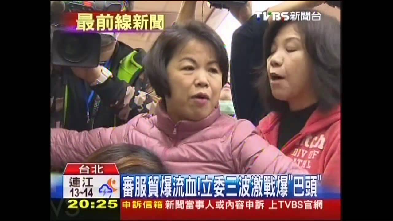 審服貿爆流血！　立委三波激戰爆「巴頭」
