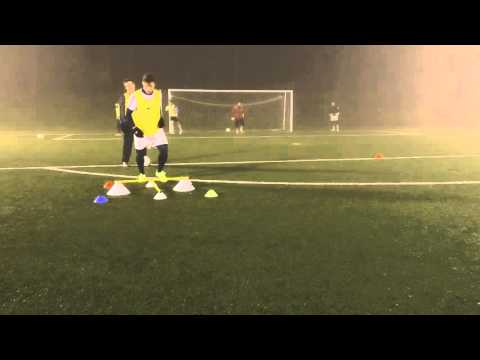 Fussballtraining - Kognitives Torschusstraining - Koordination
