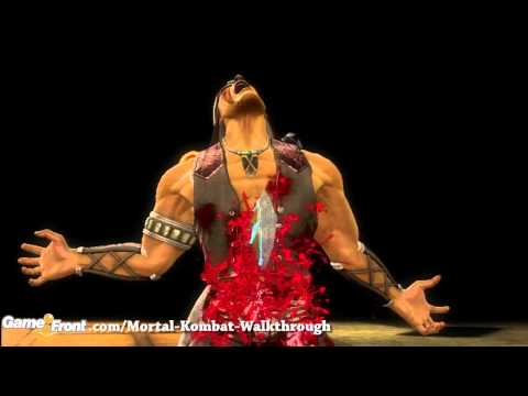 Mortal Kombat - Fatalities - Walkthrough - Kratos - Blade Of Olympus
