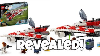 LEGO STAR WARS JEDI BOB’S STARFIGHTER REVEALED! | LEGO Star Wars | LEGO News | LEGO 2024 | LEGO