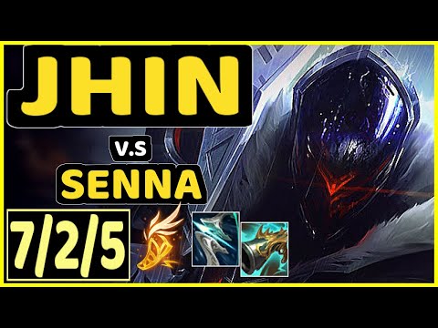 JHIN vs SENNA - 7/2/5 KDA BOTTOM ADC GAMEPLAY - EUW Ranked DIAMOND