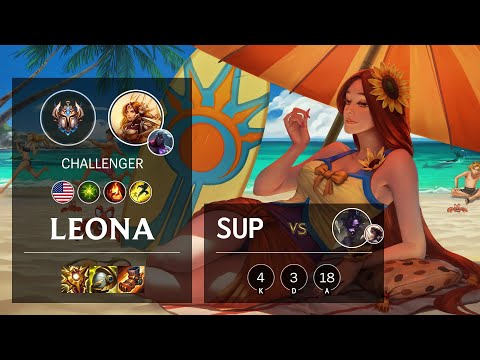 Leona Support vs Alistar - NA Challenger Patch 11.8